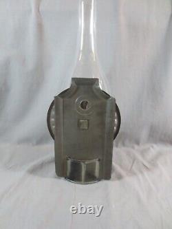 Antique Vintage Wall Hanging Oil Lamp Barge Boat Sheppards Hut English Made