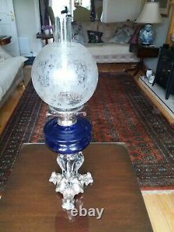 Antique oil lamps victorian