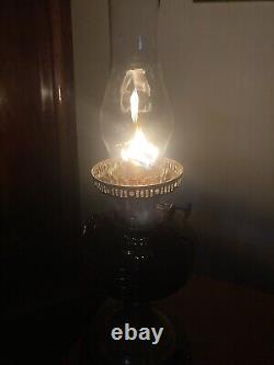 Antique victorian oil lamp