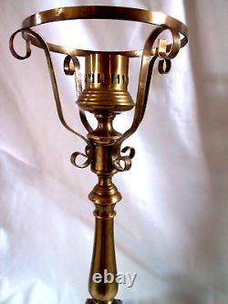 Antique/vintage Brass column lamp