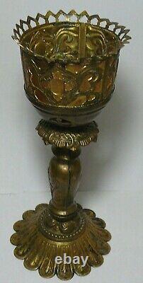 Antiques Censer Lampatka Icon Lamp Desk Imperial Russia Orthodox Church Brass