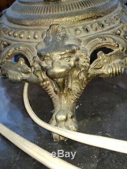 Archer/Cupid/Cherub Oil Lamp The Parker Lamp company, converted to Electric