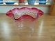 Beautiful Antique Victorian Cranberry Glass Oil Lamp Shade