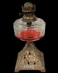 Beautiful Victorian Art Nouveau Oil Lamp Base
