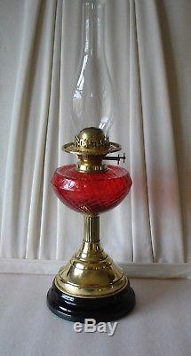 Beautiful Victorian Oil Lamp With Duplex Burner