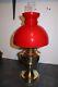 Brass Aladdin Oil Lamp Type 23 with Chimney and Shade