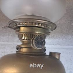 Brass Telescopic Oil Lamp Burner Standard Vintage Antique Victorian Original