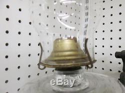 COL WW Pair Antique Cast Iron Victorian Wall Oil Lamps Light