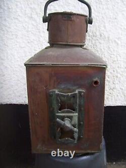 Complete+original Large Copper Ships Lamp