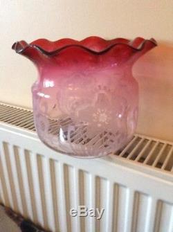 Cranberry Oil Lamp Shade