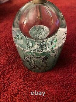 Deco Glass Oil Lamp Rare Vintage Victorian Art Nouveau Murano Style