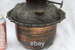 Ehrich & Graetz Berlin Old Oil Lamp With Rise & Fall Burner Triumph Patent Lampe