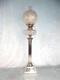 Evered & Co. Ltd. Silver Plated Corinthian Column Oil Lamp
