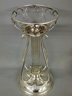 Fabulous Hukin & Heath Fancy Cut Glass & Silver Plated Oil Lamp