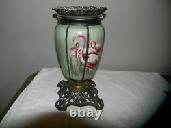 GONE WITH THE WIND GWTW ANTIQUE OIL PARLOR LAMP Flamingos RARE