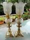 Genuine Victorian Period French Peg Oil Lamps