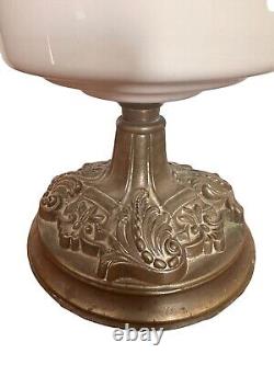 Gorgeous Antique Victorian H & B Birmingham Oil Lamp