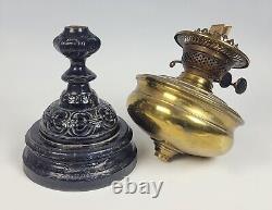 Great Western Railway Antique Victorian Cast Iron Oil Lamp