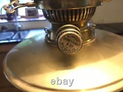 HINKS ANTIQUE VICTORIAN BRASS OIL LAMP. HINKS BENETFINK & Co No2 DUPLEX BURNER