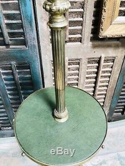 High Quality Victorian Messengers Brass Standard Oil Lamp Converted