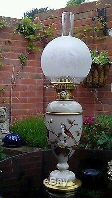 Hinks and sons patent duplex victorian oil lamp