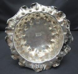 Hukin & Heath silver plated oil lamp c1885, Dresser influence, pattern 5684