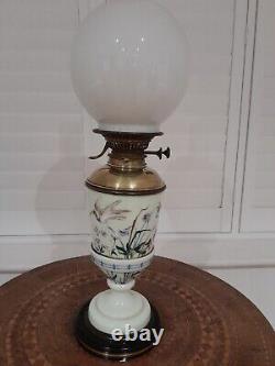 Incredibly Rare, Very Pretty Victorian Aesthetic Movement Oil Lamp. Circa 1860-80