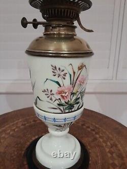 Incredibly Rare, Very Pretty Victorian Aesthetic Movement Oil Lamp. Circa 1860-80