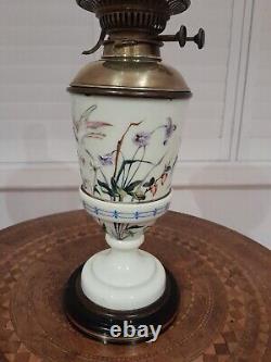 Incredibly Rare, Very Pretty Victorian Aesthetic Movement Oil Lamp. Circa 1860-80