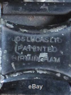 Joseph Lucus Birmingham Victorian Bicycle Oil Lamp Red & Green Sides C1886 Vgc