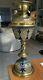 Large Dolton oil lamp with spiral twist centre column