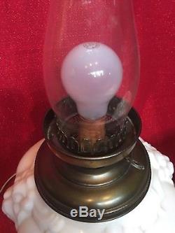 Large Vintage Victorian Style Lion Heads Electric Kerosene Oil Lamp Banquet GWTW