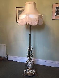 Late 19th Century Brass Standard Oil Lamp Stand