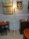 Late Victorian heavy wrought iron converted oil / gas standard / floor lamp