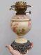 Lovely Little Porcelain Victorian Oil Lamp