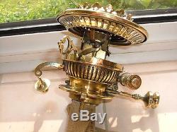 Magnificent Victorian Messengers Raiser Safety Oil Lamp Burner