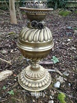 MESSENGERS OIL LAMP with RISE & FALL BURNER & DROP IN FONT