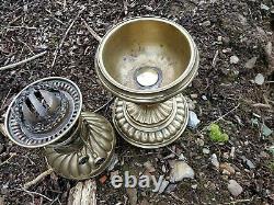 MESSENGERS OIL LAMP with RISE & FALL BURNER & DROP IN FONT