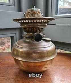 Original Messenger CP 32 Annular Centre Draft Brass Drop In Oil Lamp Font Raise