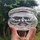 Original Victorian Heavy Lead Crystal Cut glass oil lamp font duplex 23mm