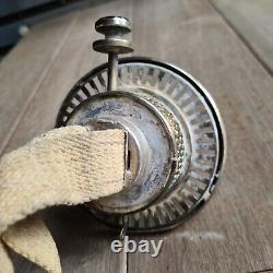 Original Victorian Hinks Silver Plated Brass Oil Lamp Burner Bayonet Fitting