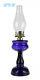 PRISTINE purple ANTIQUE Victorian OIL LAMP hand blown OLD and ORIGINAL # 1 sz