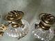 Pair Wall Fitting Oil Lamps Victorian