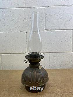 RARE ANTIQUE COPPER & BRASS HINKS & SONS BENETFINK & Co DUPLEX OIL LAMP BURNER