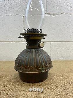 RARE ANTIQUE COPPER & BRASS HINKS & SONS BENETFINK & Co DUPLEX OIL LAMP BURNER