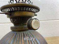 RARE ANTIQUE COPPER & BRASS HINKS & SONS BENETFINK & Co DUPLEX OIL LAMP BURNER