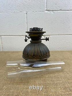 RARE ANTIQUE COPPER & BRASS HINKS & SONS BENETFINK & Co DUPLEX OIL LAMP BURNER