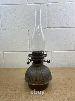 RARE ANTIQUE COPPER & BRASS HINKS & SONS BENETFINK & Co DUPLEX OIL LAMP BURNER