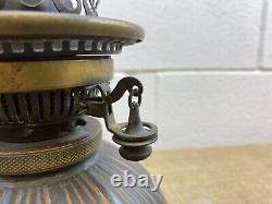 RARE ANTIQUE COPPER & BRASS HINKS & SONS BENETFINK & Co DUPLEX OIL LAMP BURNER