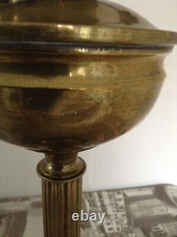 RARE ANTIQUE VICTORIAN 1800's HINKS'S & Co BENETFINK OIL LAMP No2 DUPLEX BRASS